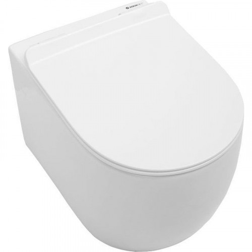 Унитаз Aquanet Cetus-W BL-104N-WHT 211908 подвесной с сиденьем Микролифт фаянс подвесной