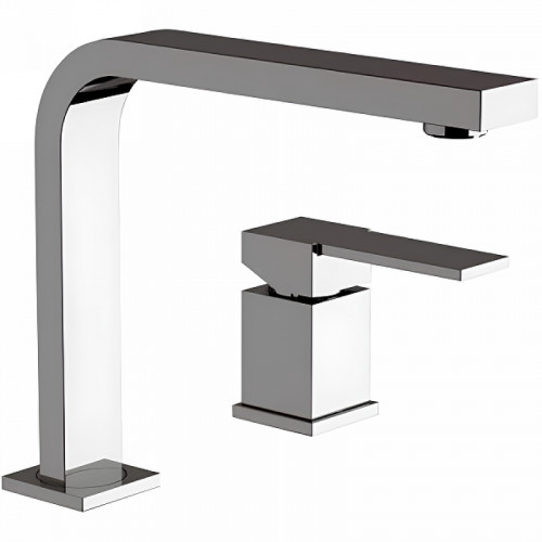 Смеситель для раковины Remer Qubica Q57 Хром латунь