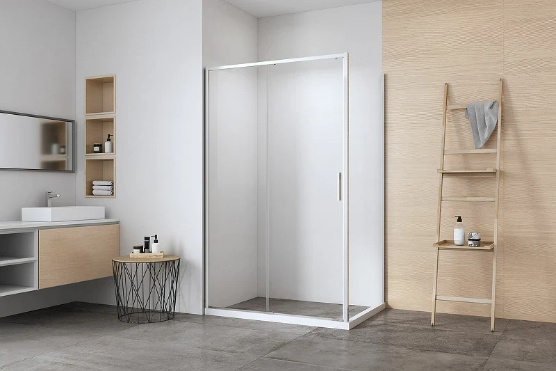 Душевой уголок Aquanet Pleasure Evo AE65-150x80-CT 150x80 324126 профиль Хром стекло прозрачное