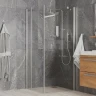 Душевой уголок Paini Cox 90x90 78CR9090 профиль Хром матовый стекло прозрачное