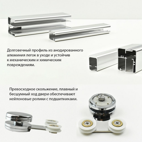 Душевой уголок Paini Cox 90x90 78CR9090 профиль Хром матовый стекло прозрачное
