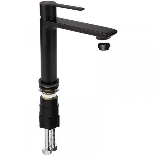 Смеситель для раковины Kaiser Serio 05311-9 Черный матовый латунь