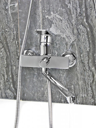 Смеситель для ванны Viko V-7705 универсальный Хром латунь на стену