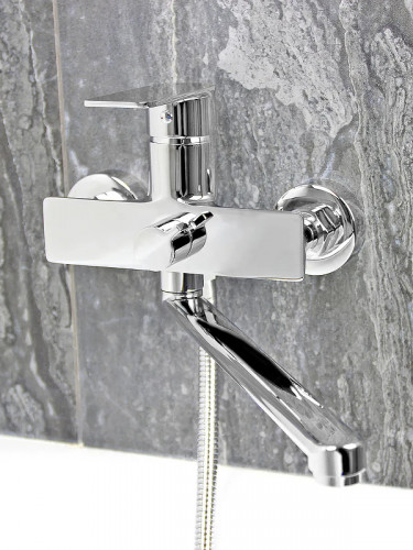 Смеситель для ванны Viko V-7705 универсальный Хром латунь на стену