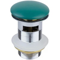 Донный клапан Bronze de Luxe 1001/1G click-clack Зеленый