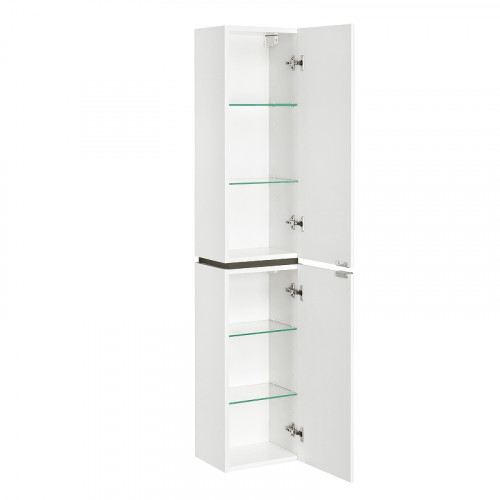 Шкаф пенал Aquaton Скай 30 R 1A238603SY01R подвесной Белый глянец МДФ / ЛДСП