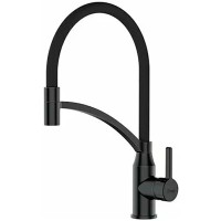 Смеситель для кухни Frap F4552-6 Черный матовый латунь