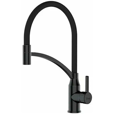 Смеситель для кухни Frap F4552-6 Черный матовый латунь