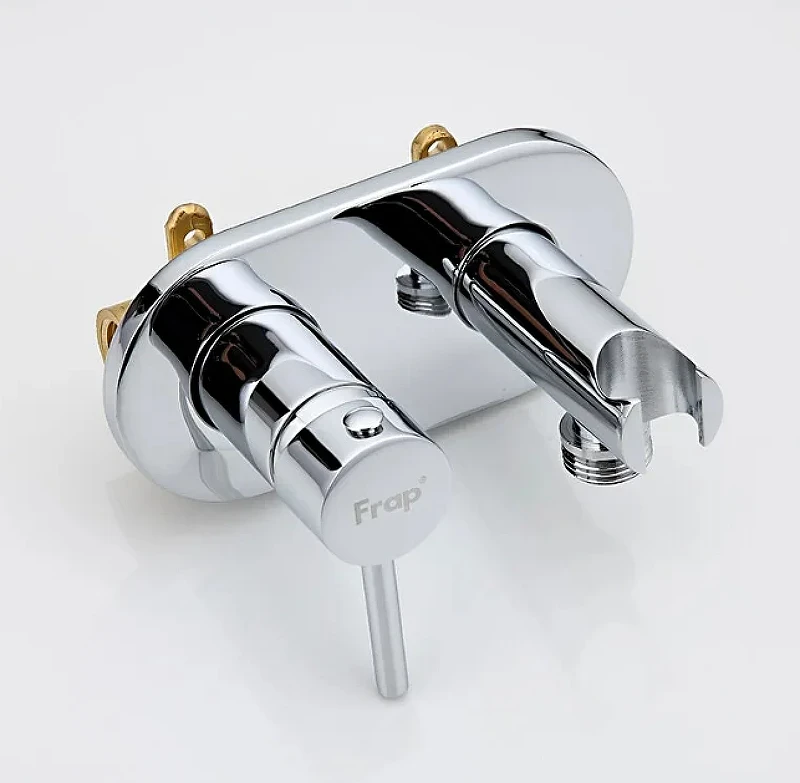 Гигиенический душ со смесителем Frap F7505 Хром латунь встраиваемый