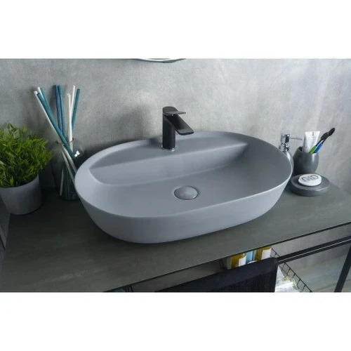 Раковина Gid Geometrico Gm1346 61 53341 цвет Серый матовый