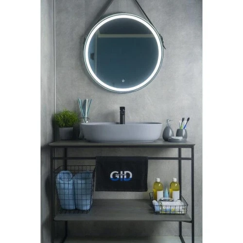 Раковина Gid Geometrico Gm1346 61 53341 цвет Серый матовый