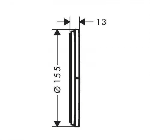 Переключатель потоков Hansgrohe ShowerSelect Comfort S 15558000 цвет Хром