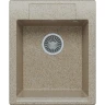 Кухонная мойка Polygran Argo-420 №302 627352 Песочная искусственный камень (литьевой мрамор) встраиваемый