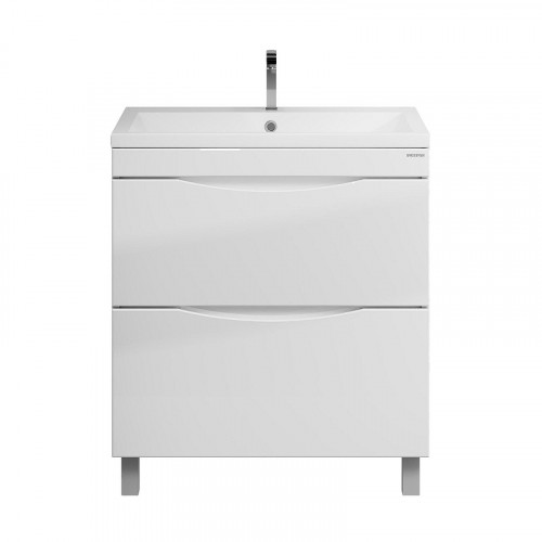 Тумба под раковину Grossman Виста 75 107565 цвет Белый глянцевый