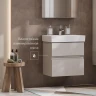 Тумба с раковиной Roca Oleta 50 ZRU9307628 подвесная цвет Капучино