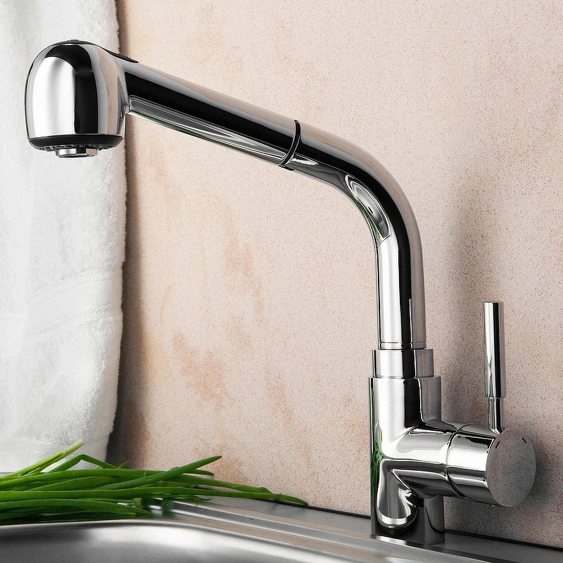 Смеситель для кухни WasserKRAFT Main 4166 Хром латунь