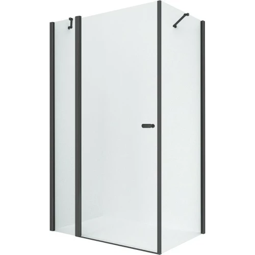 Душевой уголок New Trendy New Soleo Black 120х120 K-0690 профиль Черный стекло прозрачное