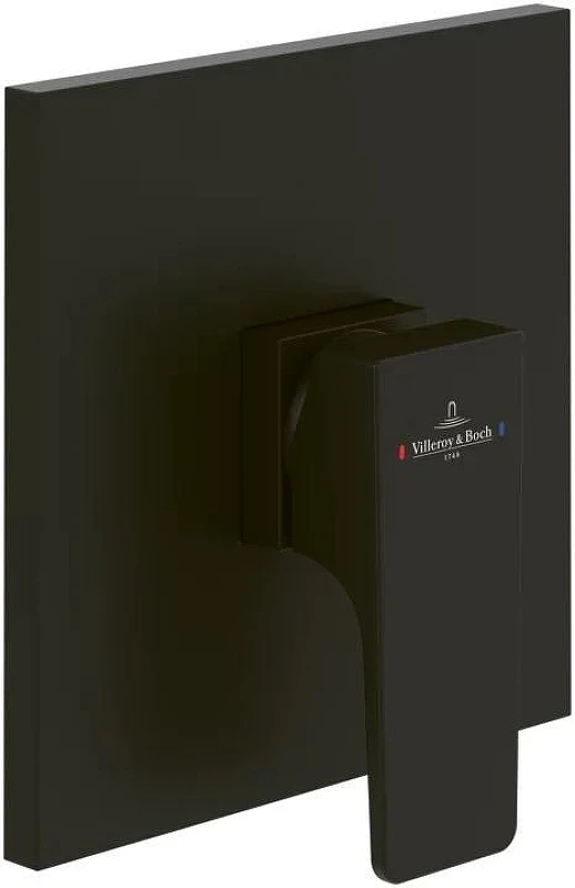 Смеситель для душа Villeroy&Boch Architectura Square TVS125002000K5 цвет Черный матовый
