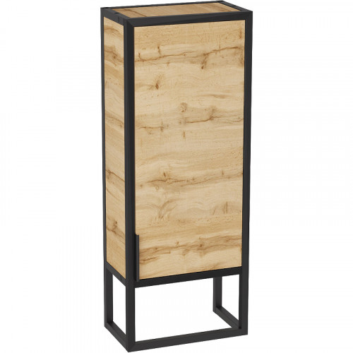 Шкаф пенал 1MarKa Grunge Loft 35Н/П Ц0000007988 Дуб Вотан МДФ / ЛДСП