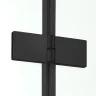 Душевой уголок New Trendy New Soleo Black 90х90 D-0285A/D-0285A профиль Черный стекло прозрачное