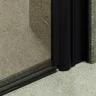 Душевая дверь Maybah Glass MGD-804-6 800x1980 на монопетле Черный стекло бронзовое