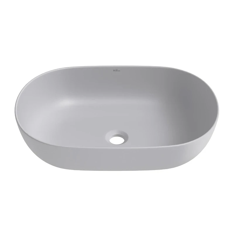 Раковина-чаша Wellsee Chic Riviera 60 326812000 цвет Серый матовый