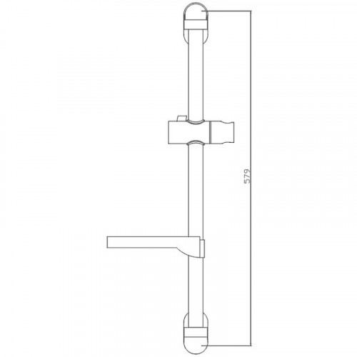 Душевая штанга Haiba HB8007 Хром