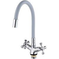Смеситель для кухни Viko V-2768 Хром Серый