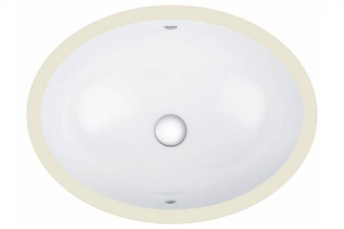 Раковина Grohe Bau Ceramic 56 39423000 Белая фарфор встраиваемый