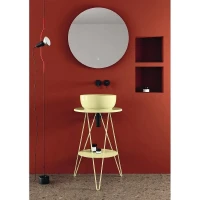 Раковина-чаша Scarabeo Glam 39 180739 цвет Lime glossy