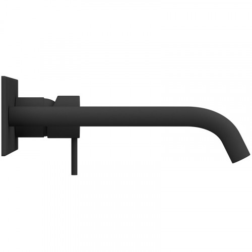 Смеситель для раковины Cezares Leaf LEAF-BLI1-L-NOP Черный матовый латунь встраиваемый