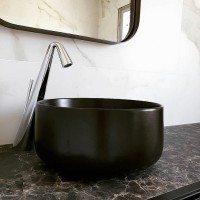 Раковина-чаша Artceram Cognac 42 COL001 17 00 Nero matt фаянс накладная