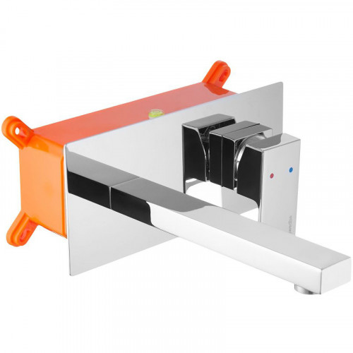 Смеситель для раковины Swedbe Platta 5501 Хром латунь встраиваемый