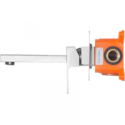 Смеситель для раковины Swedbe Platta 5501 Хром латунь встраиваемый