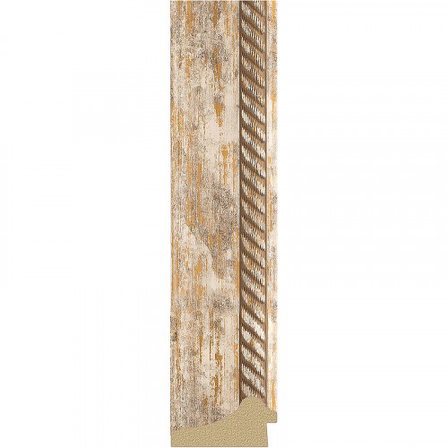 Зеркало Evoform Octagon 63x83 BY 7119 в багетной раме - Прованс с плетением 70 мм стекло