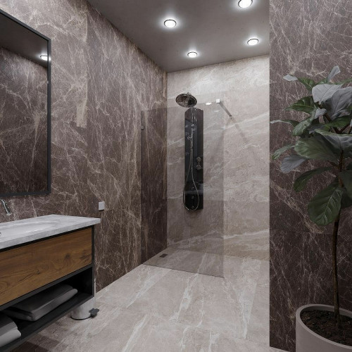 Душевая перегородка Radomir Walk-in G1 120 1-10-0-0-0-1910 профиль Хром стекло прозрачное