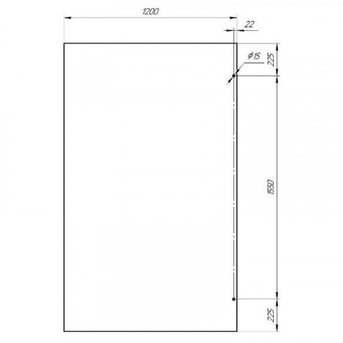 Душевая перегородка Radomir Walk-in G1 120 1-10-0-0-0-1910 профиль Хром стекло прозрачное
