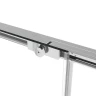 Душевая дверь Vincea Slim Soft 120 VDS-1SS120CLBN профиль Брашированный никель стекло прозрачное