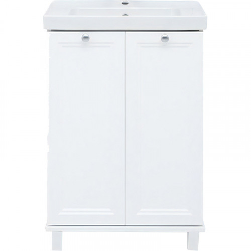 Тумба под раковину Aquanet Амели 60 261989 Белая матовая МДФ / ЛДСП