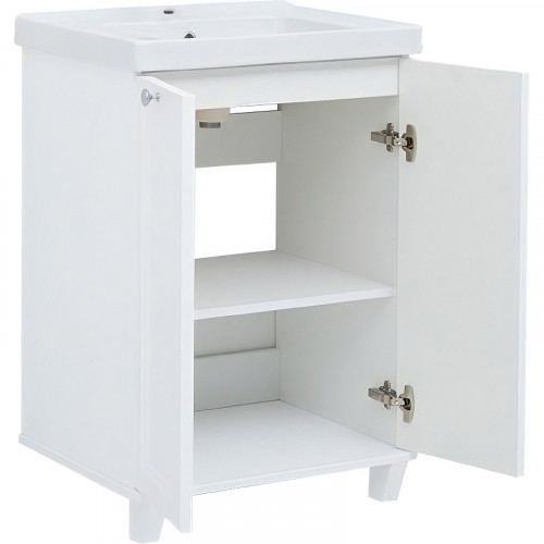Тумба под раковину Aquanet Амели 60 261989 Белая матовая МДФ / ЛДСП