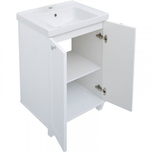 Тумба под раковину Aquanet Амели 60 261989 Белая матовая МДФ / ЛДСП