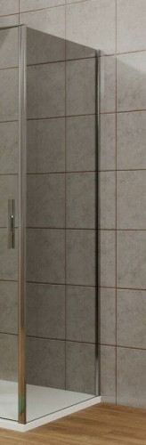 Душевая стенка Allen Brau Priority 80 3.31013.00G профиль Хром стекло тонированное