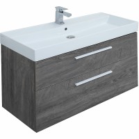 Тумба под раковину Aquanet Nova 100 249923 подвесная Дуб рошелье МДФ / ЛДСП
