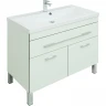 Тумба с раковиной Aquanet Верона 90 287673 Белая МДФ / ЛДСП