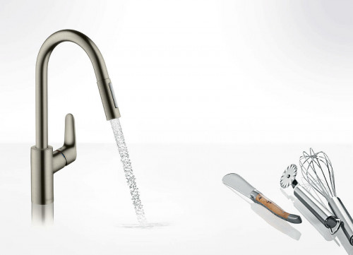Смеситель для кухни Hansgrohe Focus 31815800 Сталь латунь