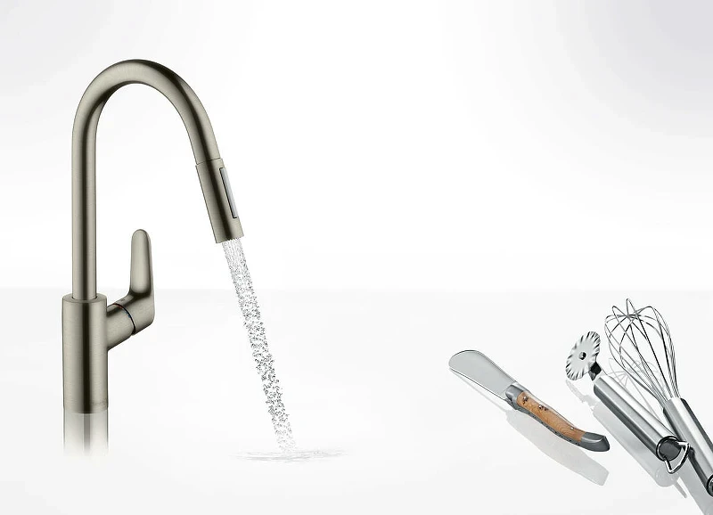Смеситель для кухни Hansgrohe Focus 31815800 Сталь латунь