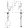 Смеситель для кухни Hansgrohe Focus 31815800 Сталь латунь