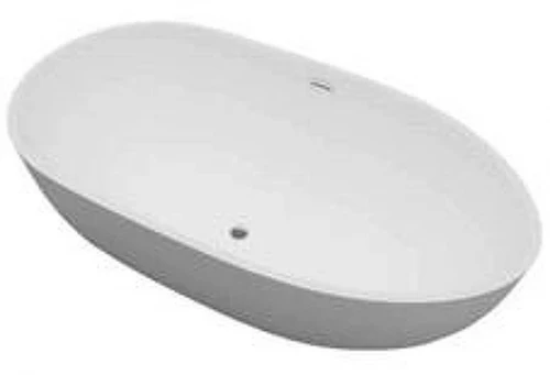 Ванна из искусственного камня Creavit Wave 170x85 DT.WA00.0002 цвет Белый глянец без гидромассажа