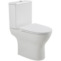 Унитаз компакт BelBagno Lounge BB045CPR/SC без бачка с сиденьем Микролифт фаянс напольный
