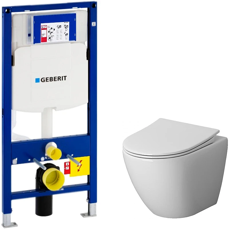 Комплект унитаза Niagara Vista NG-9301 с инсталляцией Geberit Duofix Sigma UP320 111.300.00.5 с сиденьем Микролифт